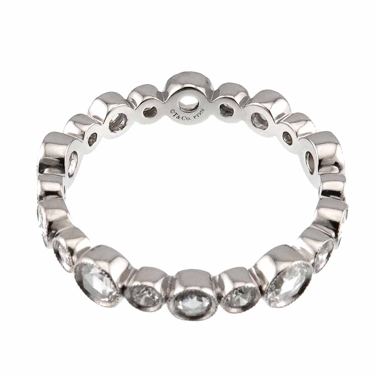 Diamond Ring Pt Size7.25-7.5(US)