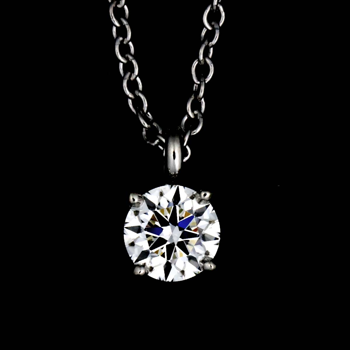 Diamond 0.30ct H/VS2/3EX Necklace Platinum
