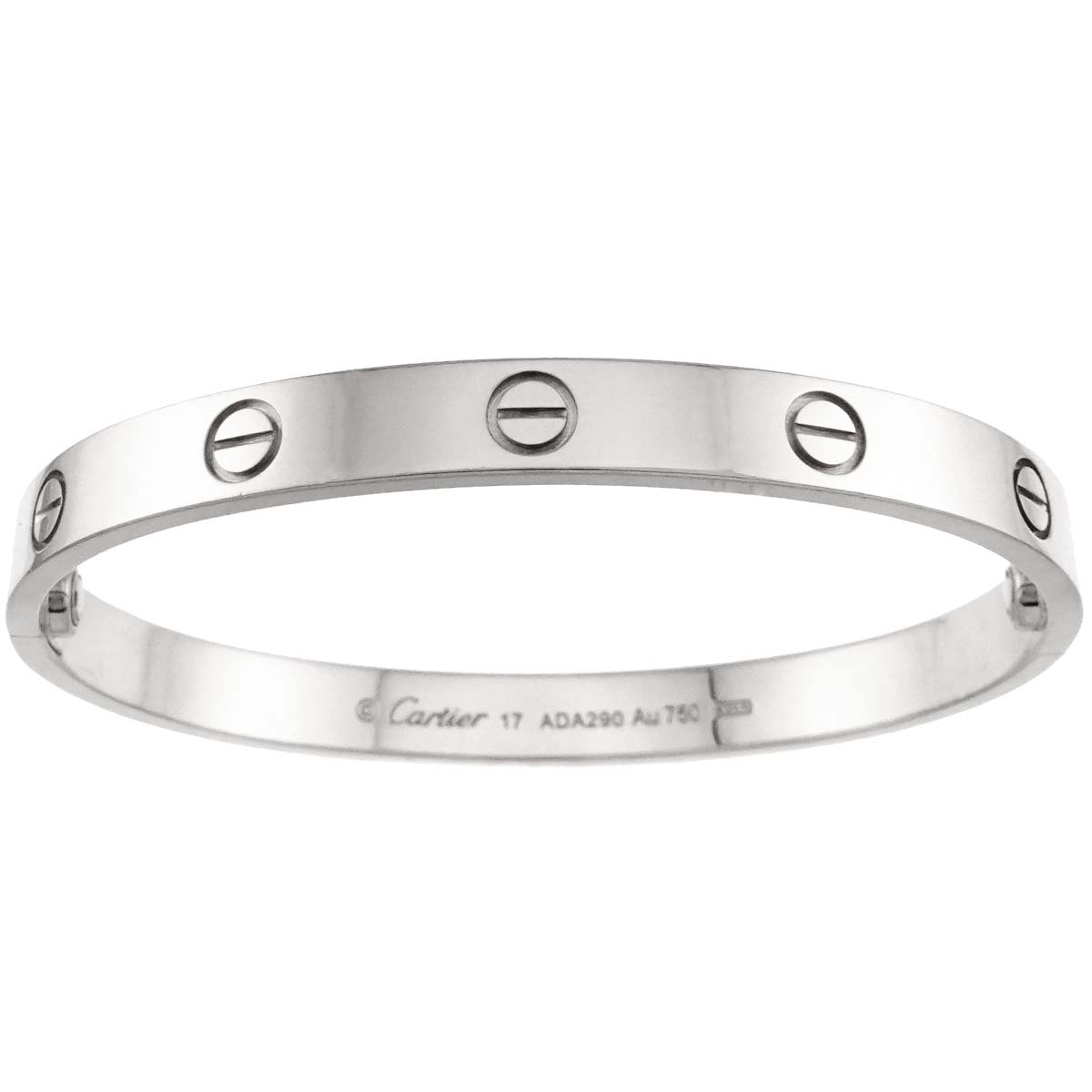 Love Bracelet Bangle 18K WG 750 Size17