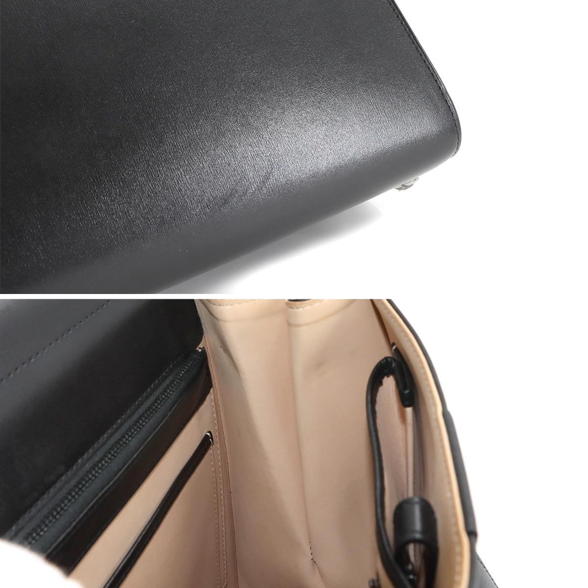 Brillant L'Humour MM Hand Shoulder Bag Leather Noir