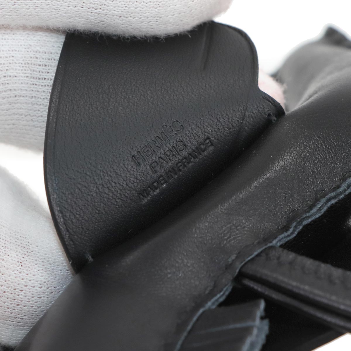 Rodeo Pegasu MM Bag Charm Agneau Milo Swift So Black