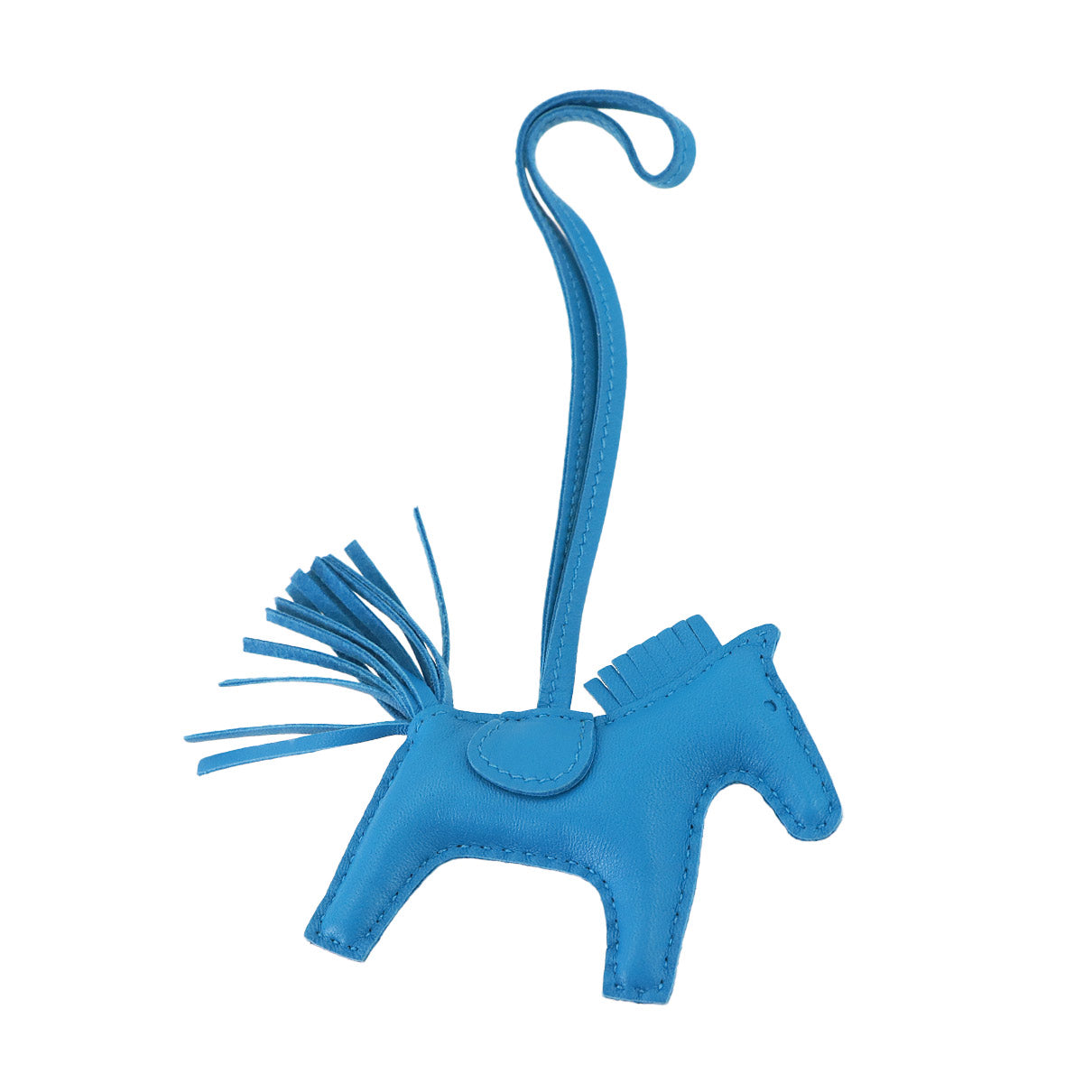 Rodeo PM Bag Charm Agneau Milo Blue zanzibar