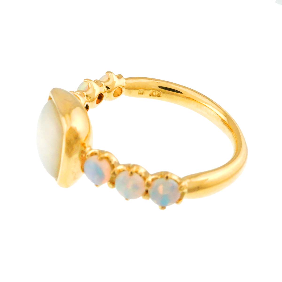 PERLITA MOP Opal Ring 18K YG 750 Size5-5.25(US)