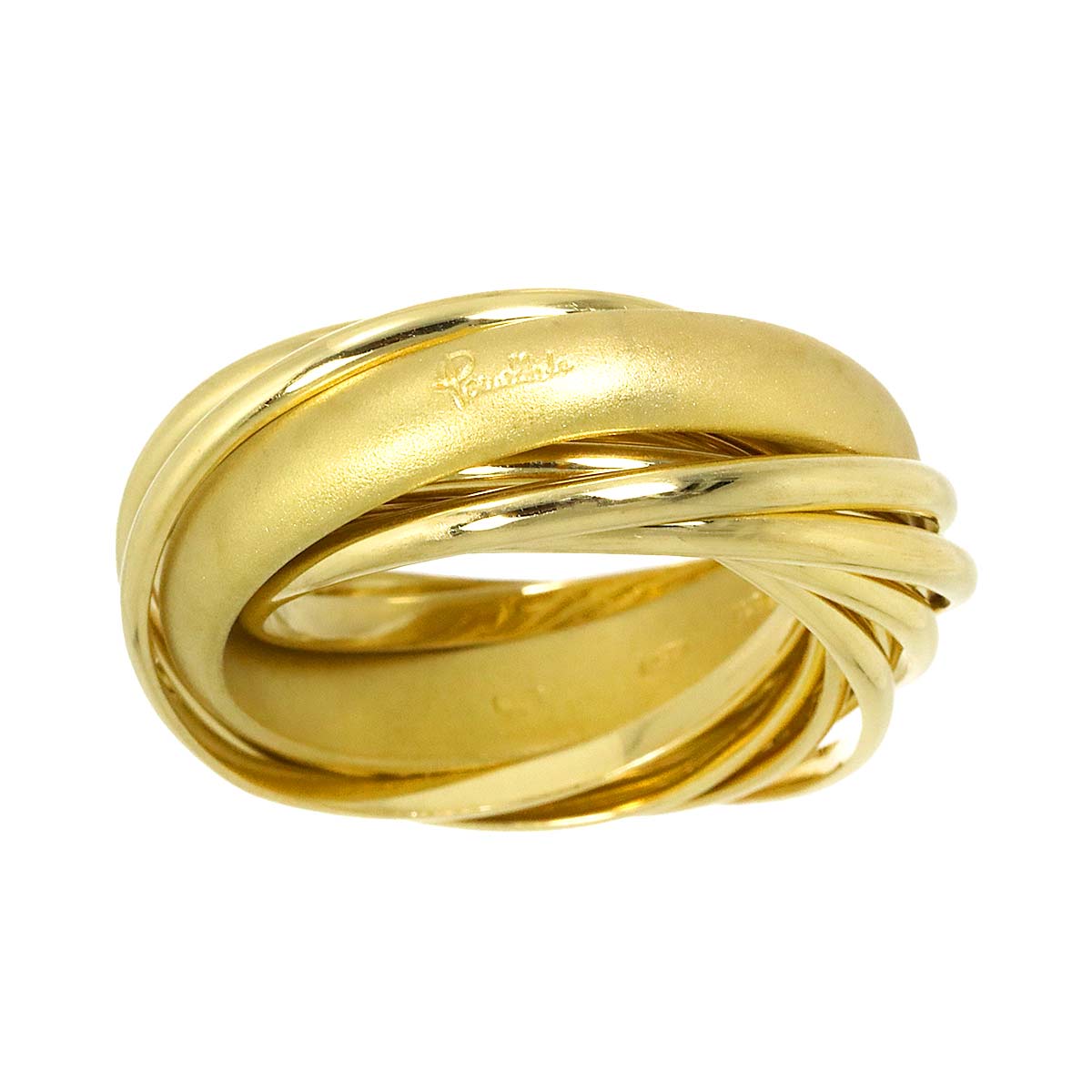 Ring 18K YG Yellow Gold 750 Size9.75-10(US)