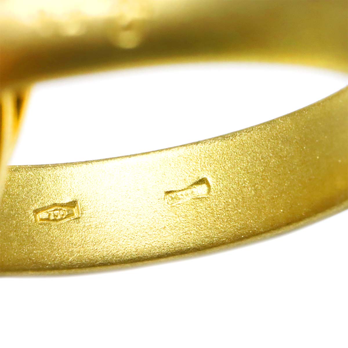 Ring 18K YG Yellow Gold 750 Size9.75-10(US)