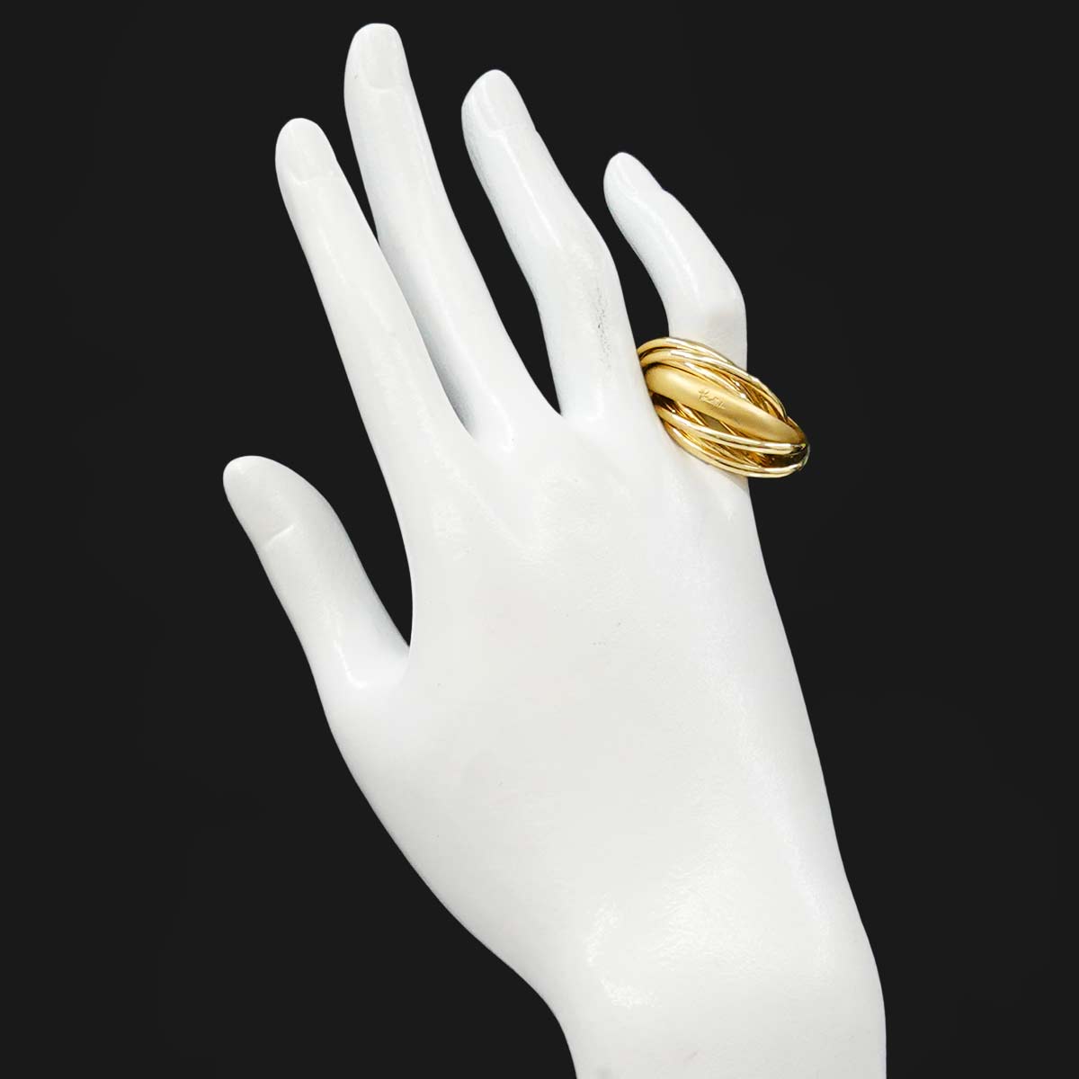Ring 18K YG Yellow Gold 750 Size9.75-10(US)