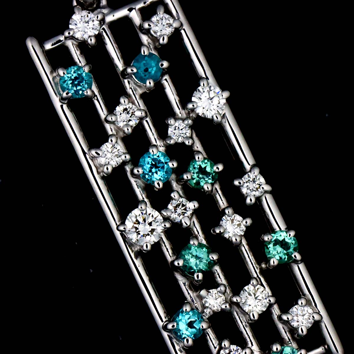 Tourmaline  Pendant Top 18K WG 750