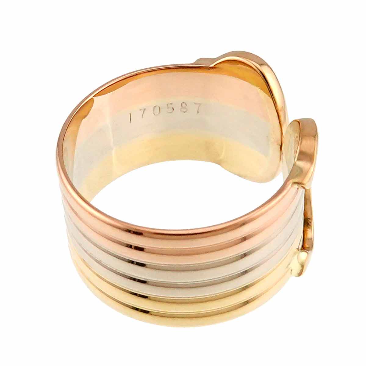 C2 Ring 18K YG WG PG 750 Size52 5.25(US)