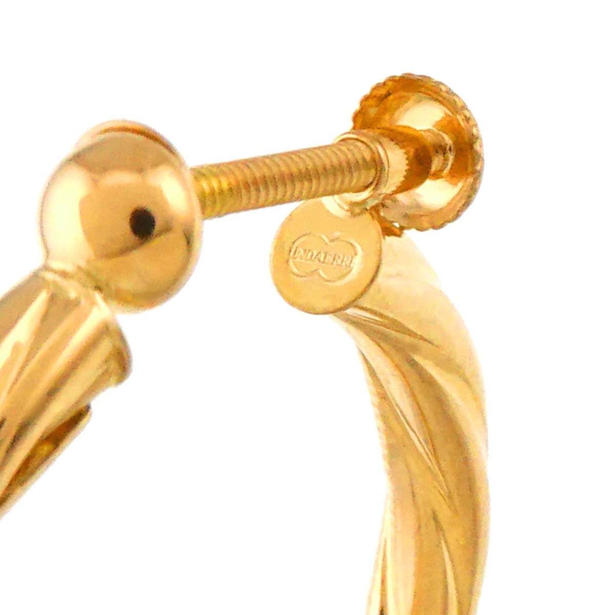 Foop Earrings 18K Yellow Gold 750