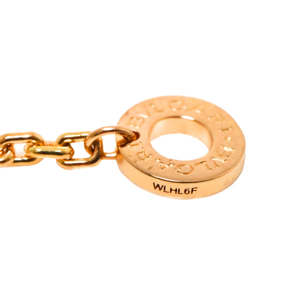 Serpenti Viper Full Pave Diamond Necklace 18K Pink Gold 750