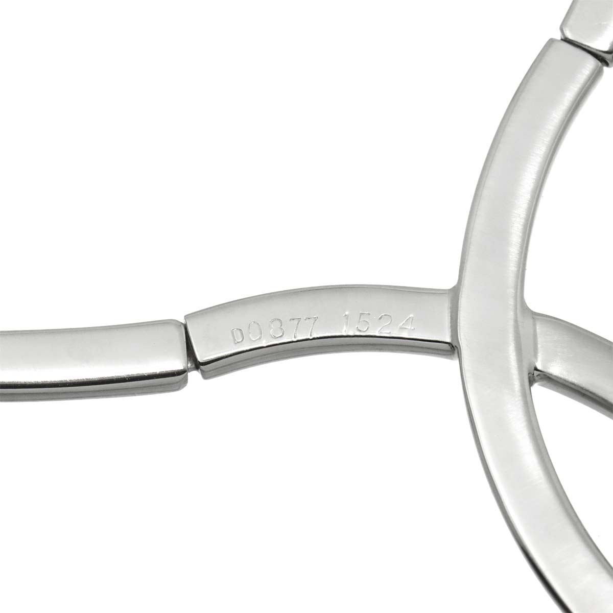 Sapphire 1.524ct Diamond 0.877ct Necklace 18K WG White Gold 750