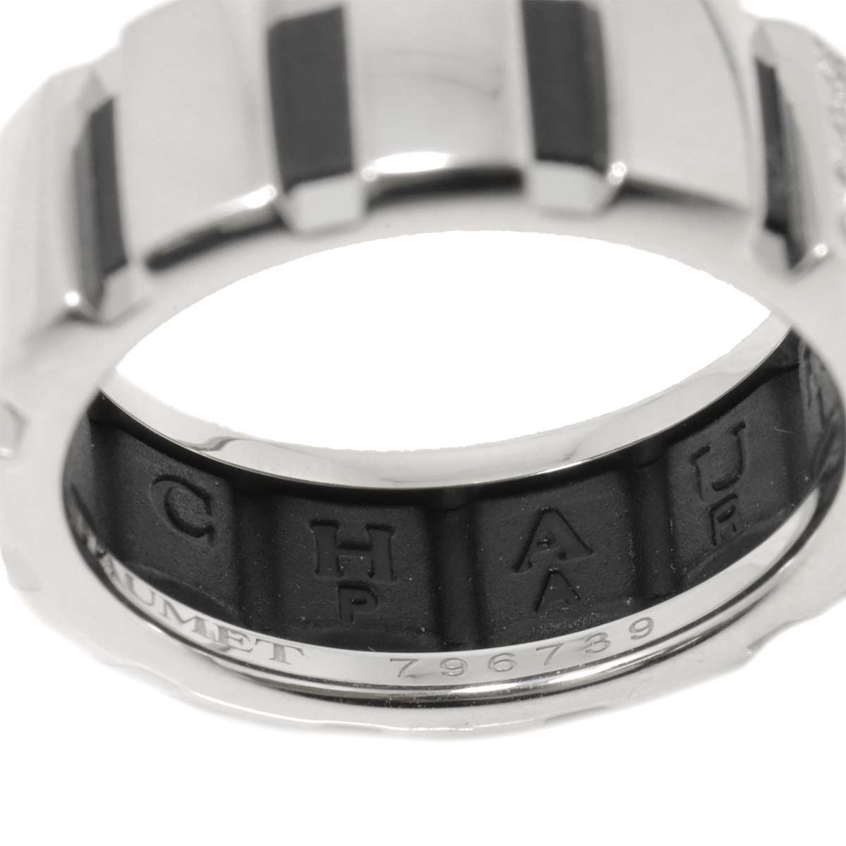 Classone Diamond Ring 18K K18 WG 750 Rubber Size52 5.5-5.75(US)