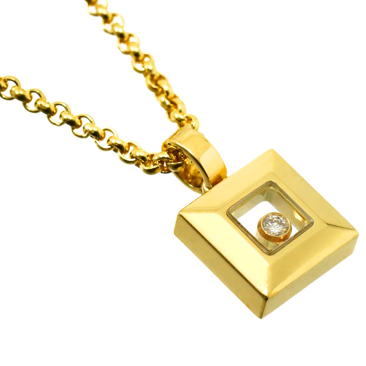 Happy Diamond Necklace 18K Yellow Gold 750