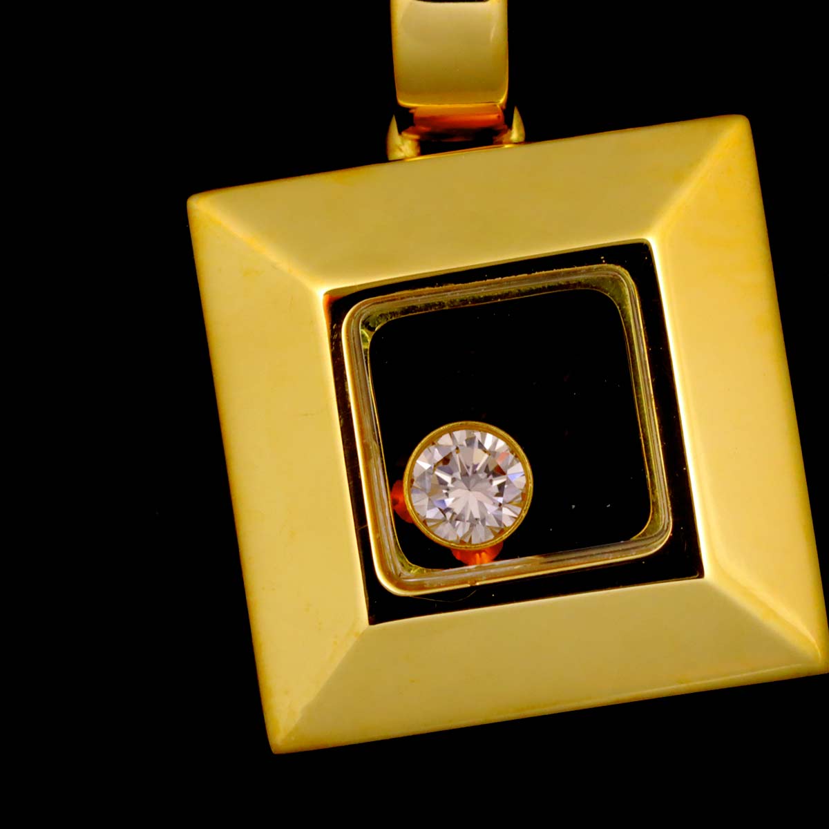 Happy Diamond Necklace 18K Yellow Gold 750