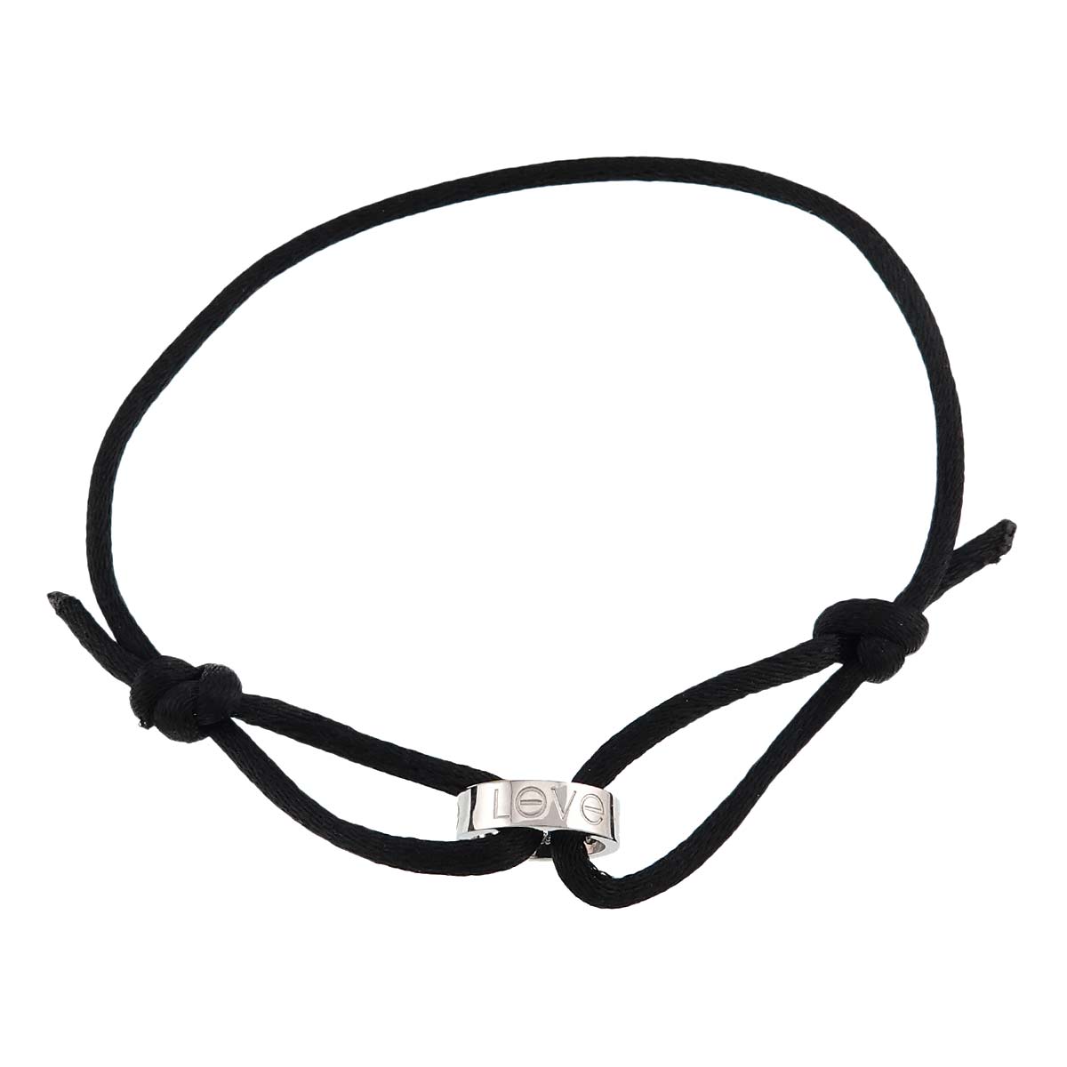 Love Charity Bracelet 18K White Gold 750