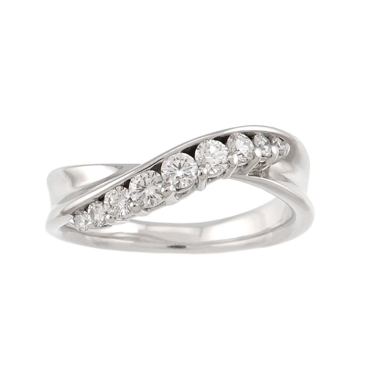 Diamond 0.39ct Ring Pt Platinum size6.25-6.5(US)