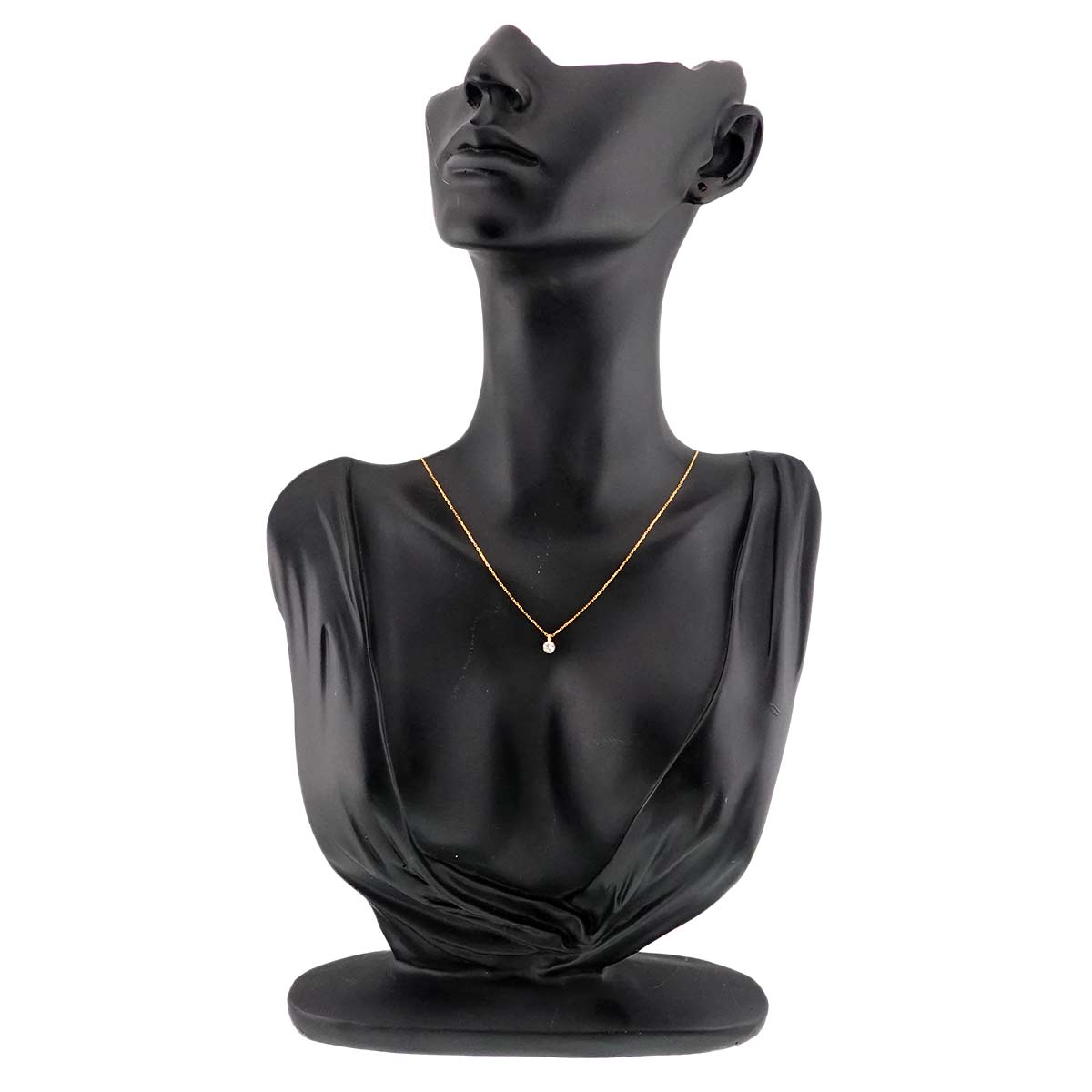 Diamond 0.20ct Necklace 18K YG Yellow Gold 750