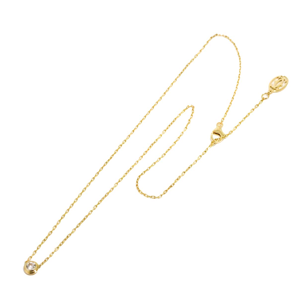 d Amour Diamond Necklace LM 18K Yellow Gold 750