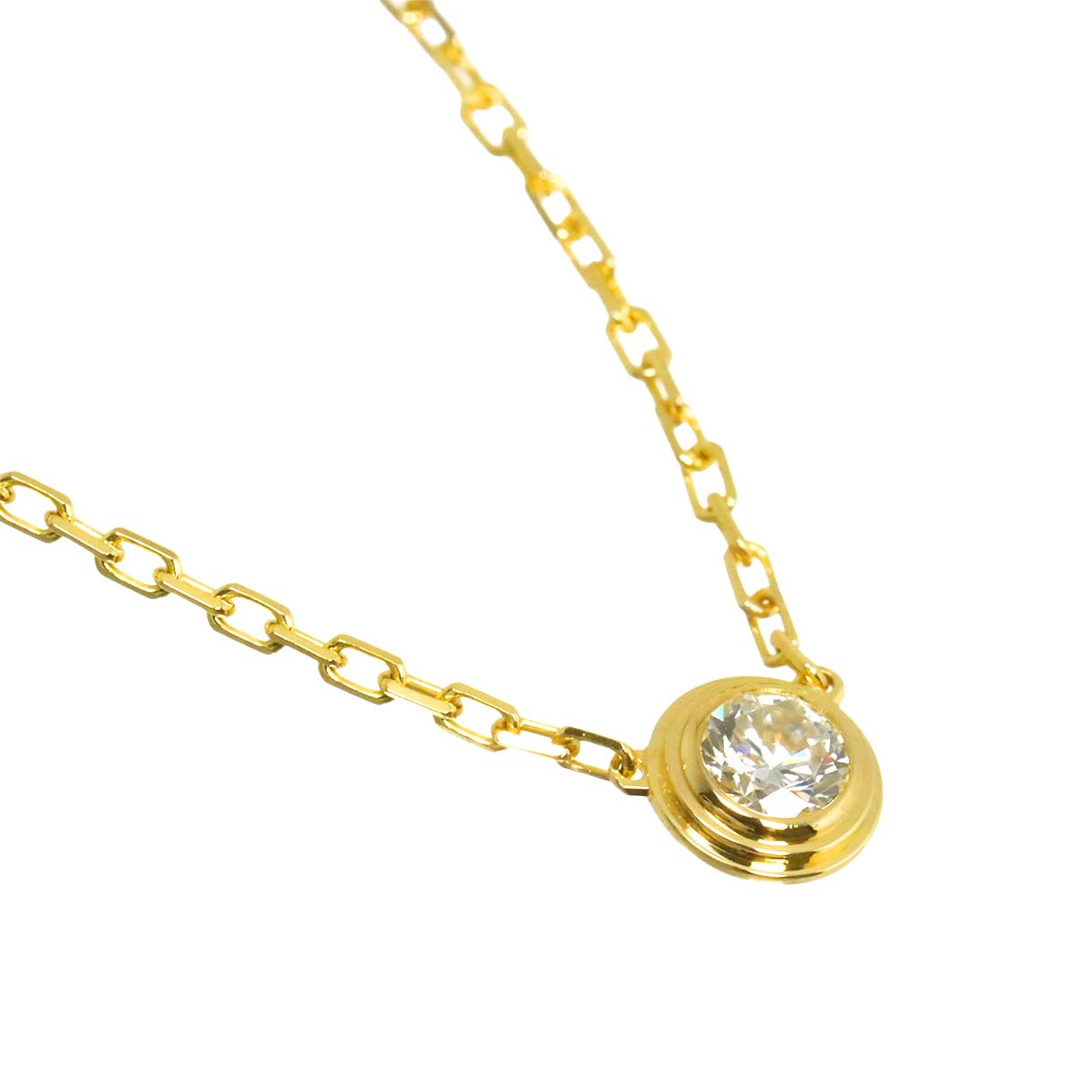 d Amour Diamond Necklace LM 18K Yellow Gold 750