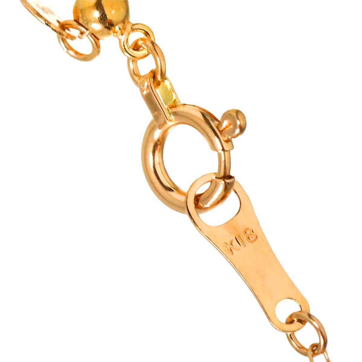 Diamond 0.46ct Necklace 18K K18 PG Pink Gold