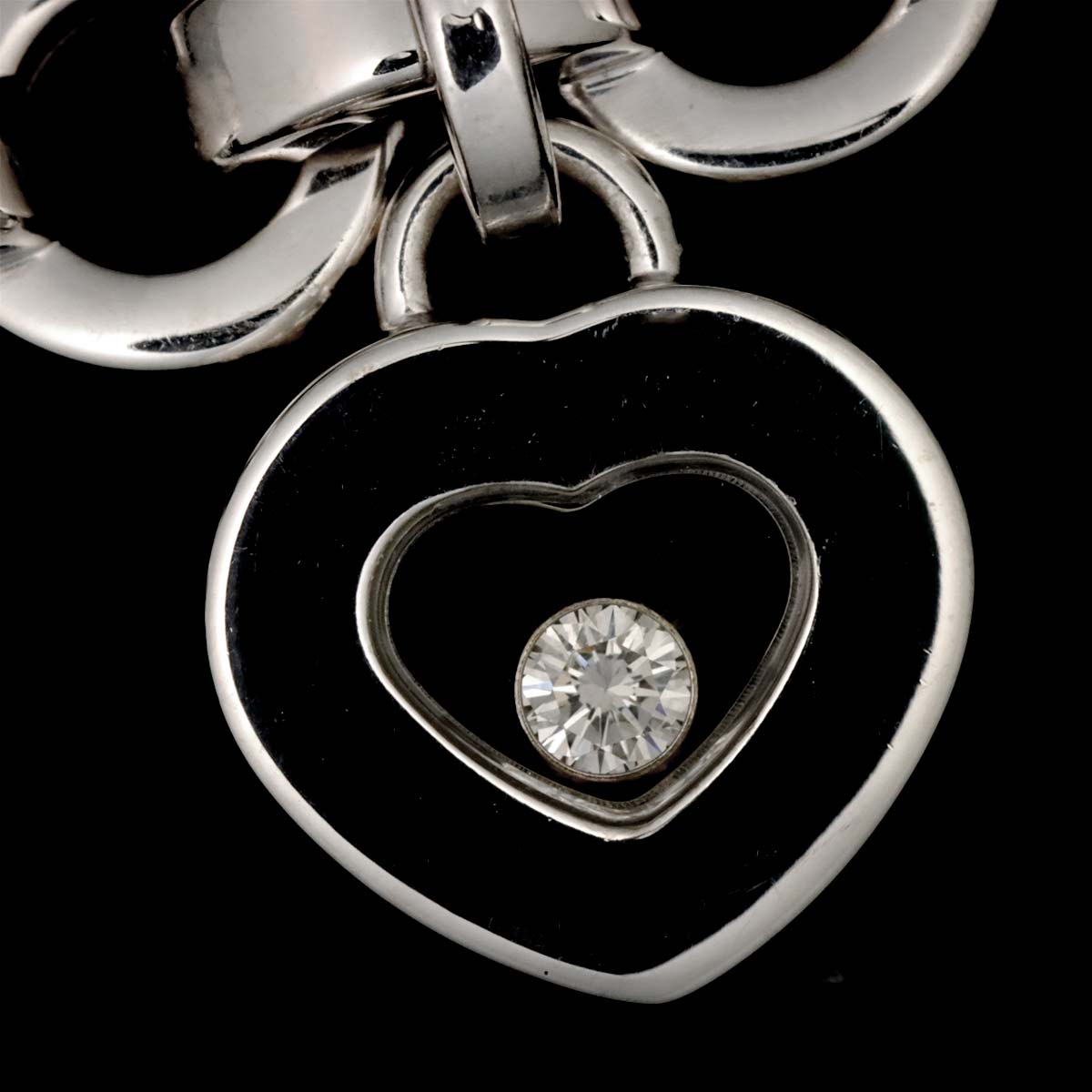 Happy Heart Diamond Bracelet 18K WG 750