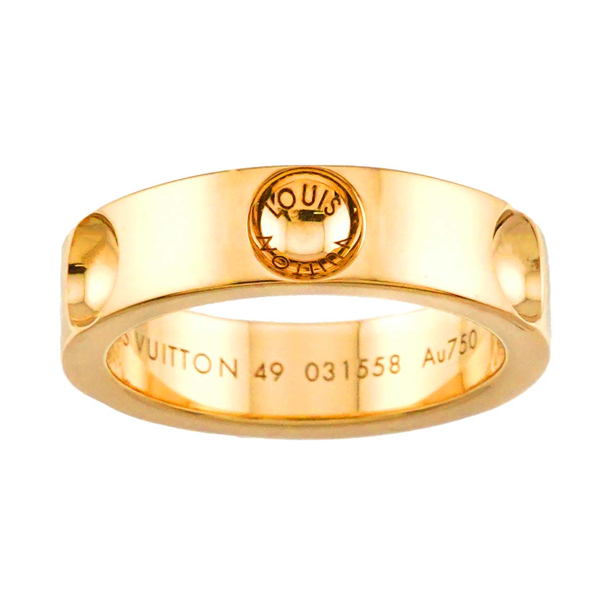 Petite Berg Anplant Ring 18K YG 750 size49 4.75-5(US)