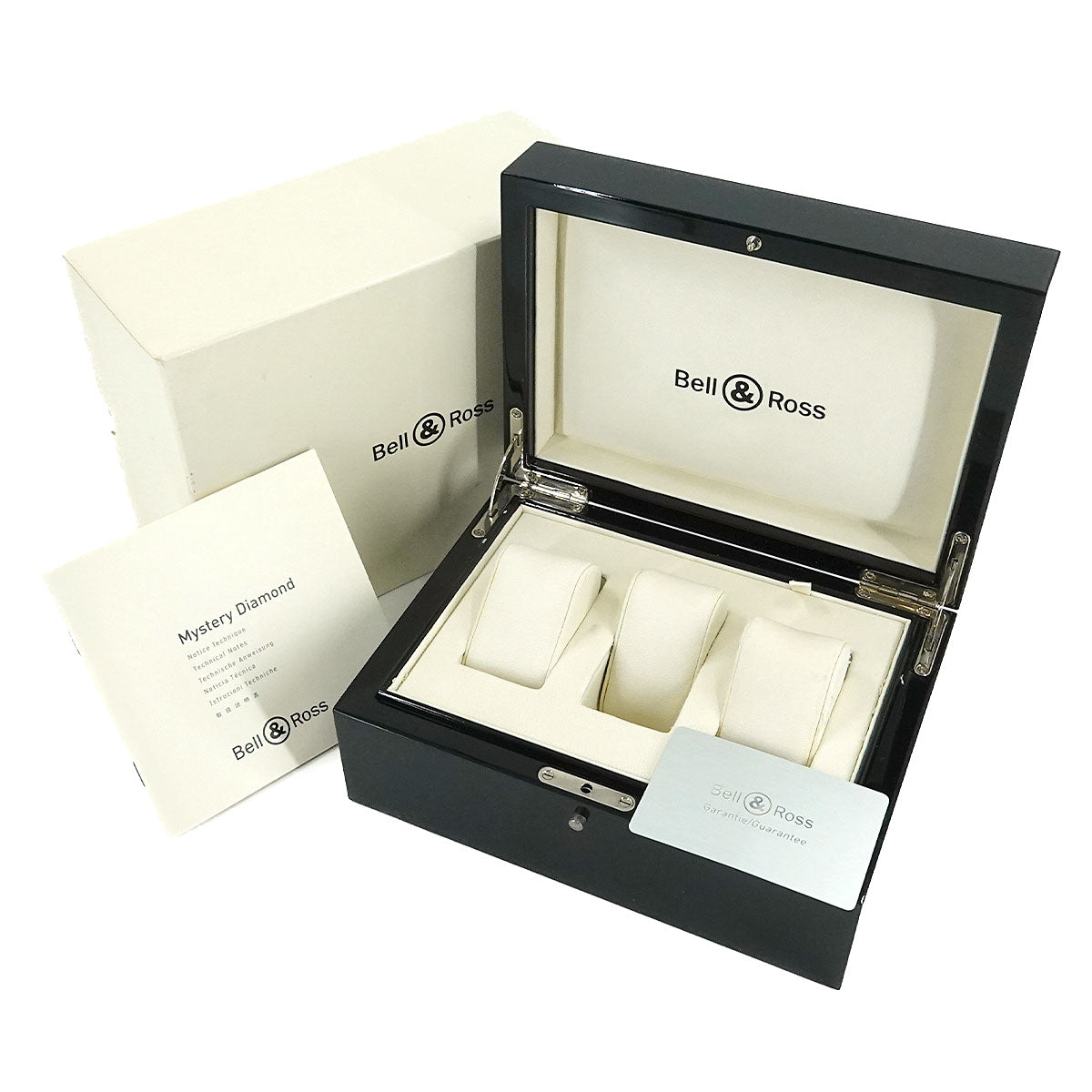 Mystery Diamond 215S Date Silver Dial Ladies Watch