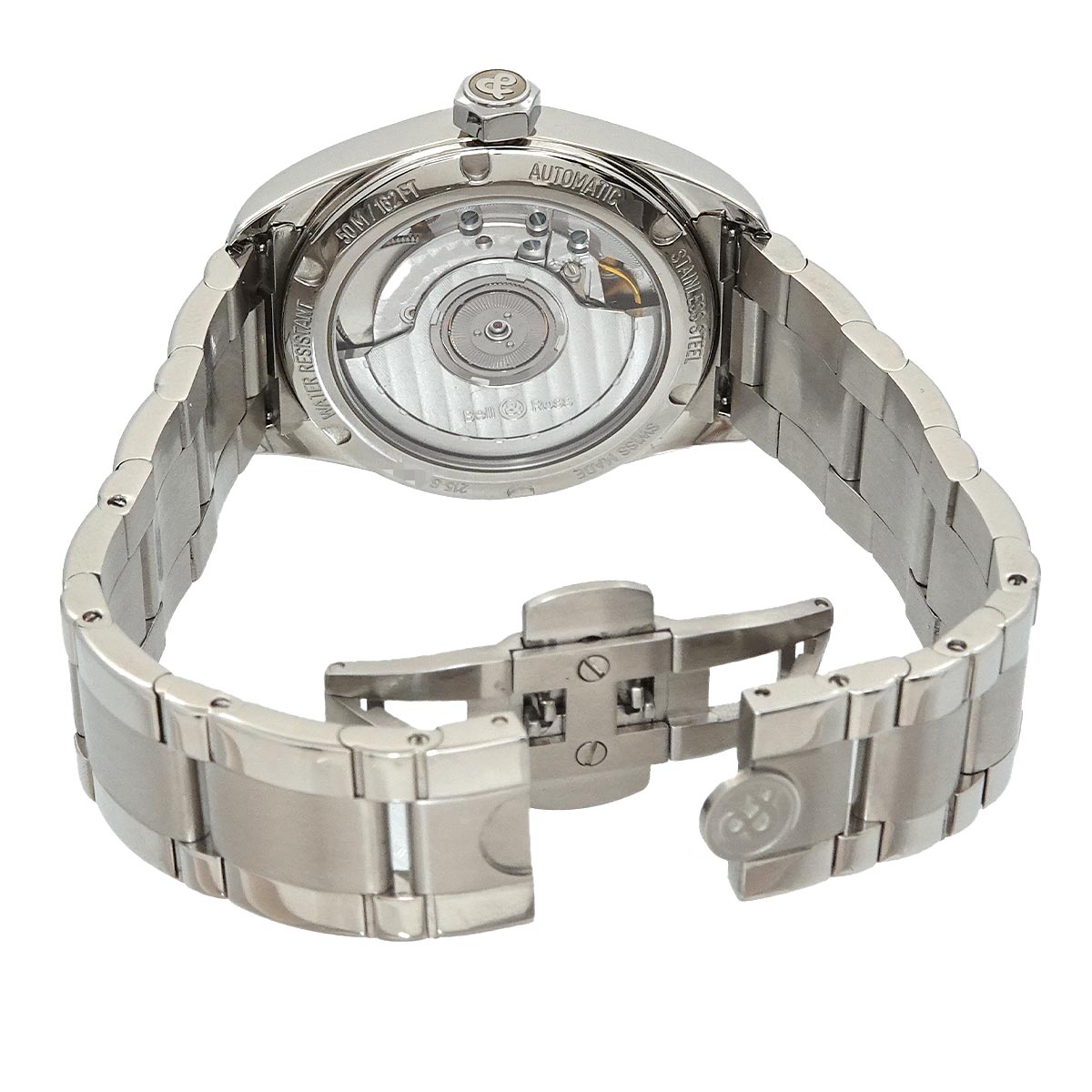 Mystery Diamond 215S Date Silver Dial Ladies Watch