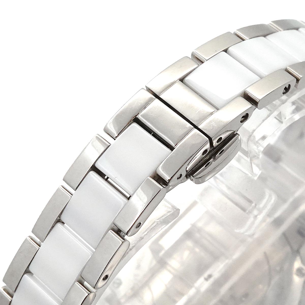 Bugs Monster 21000M 2P Diamond Quartz Orange Dial Ladies Watch