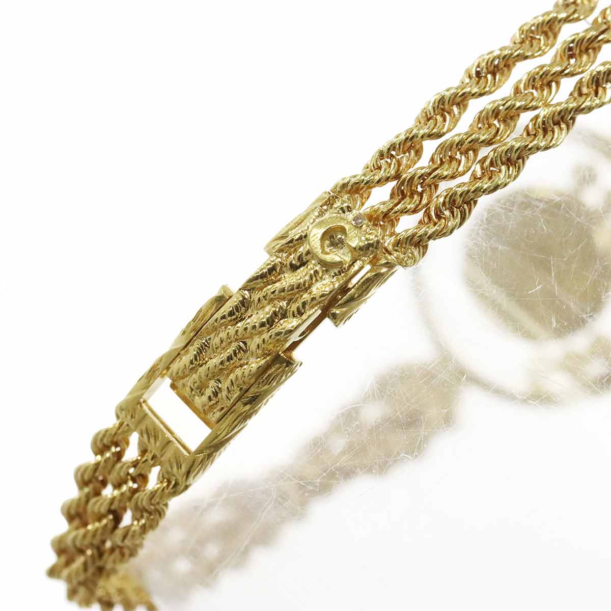 Chopard Happy Diamond Quartz 750 Yellow Gold Ladies Watch