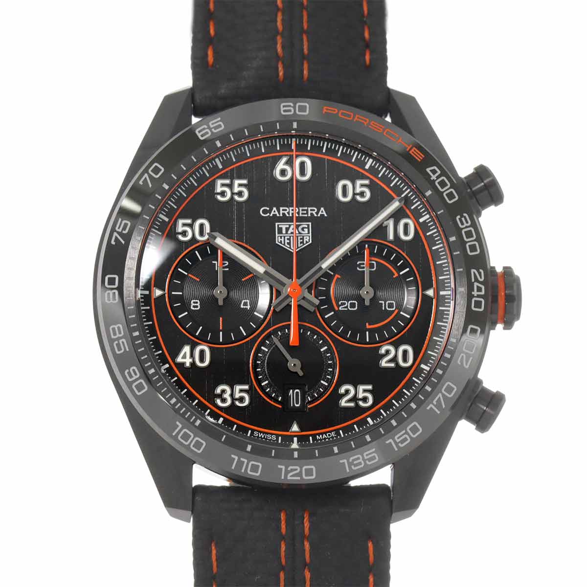 Carrera Chronograph Porsche CBN2A1M Black Dial Mens Watch