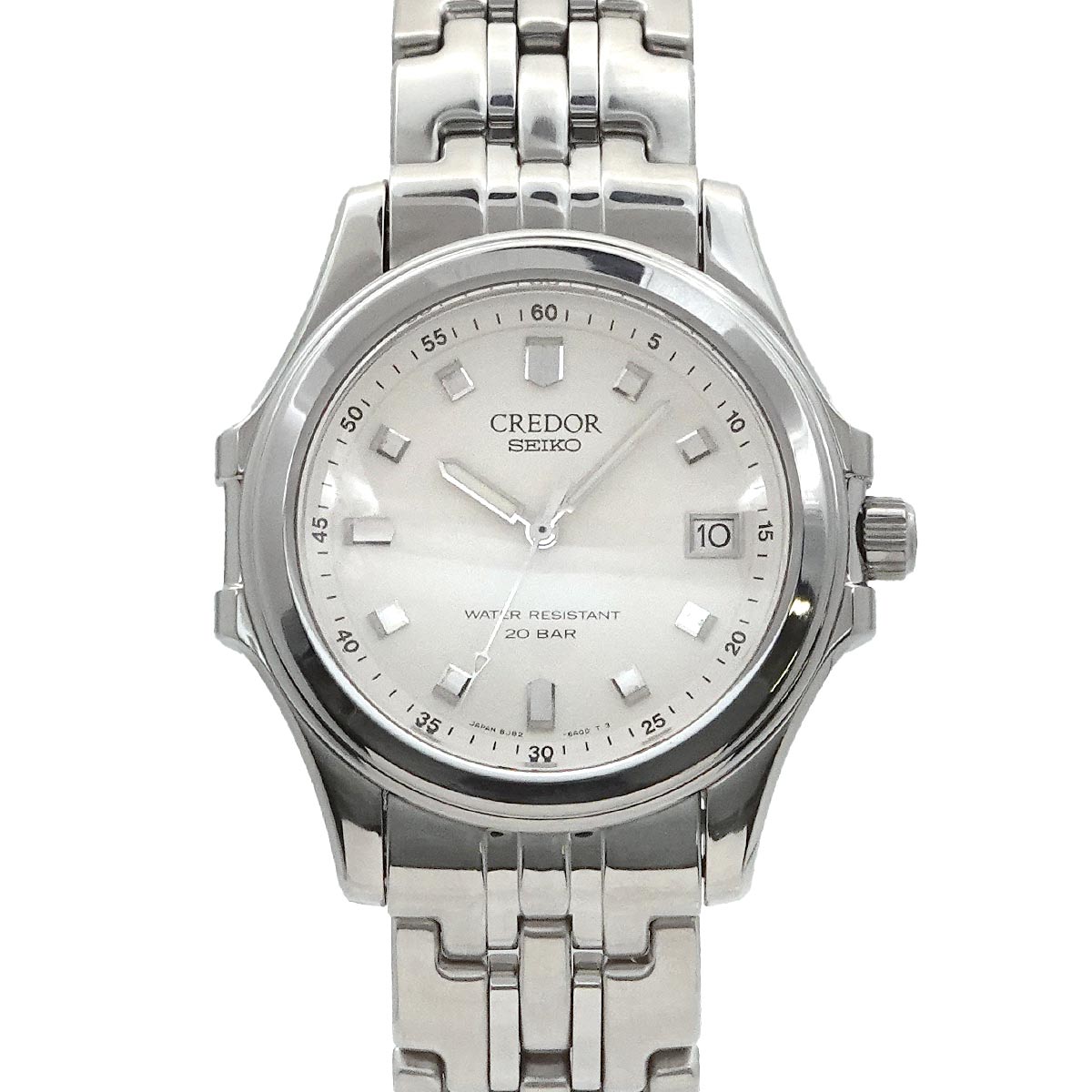 CREDOR GCAX997 8J82-6A00 Quartz White Dial Mens Watch