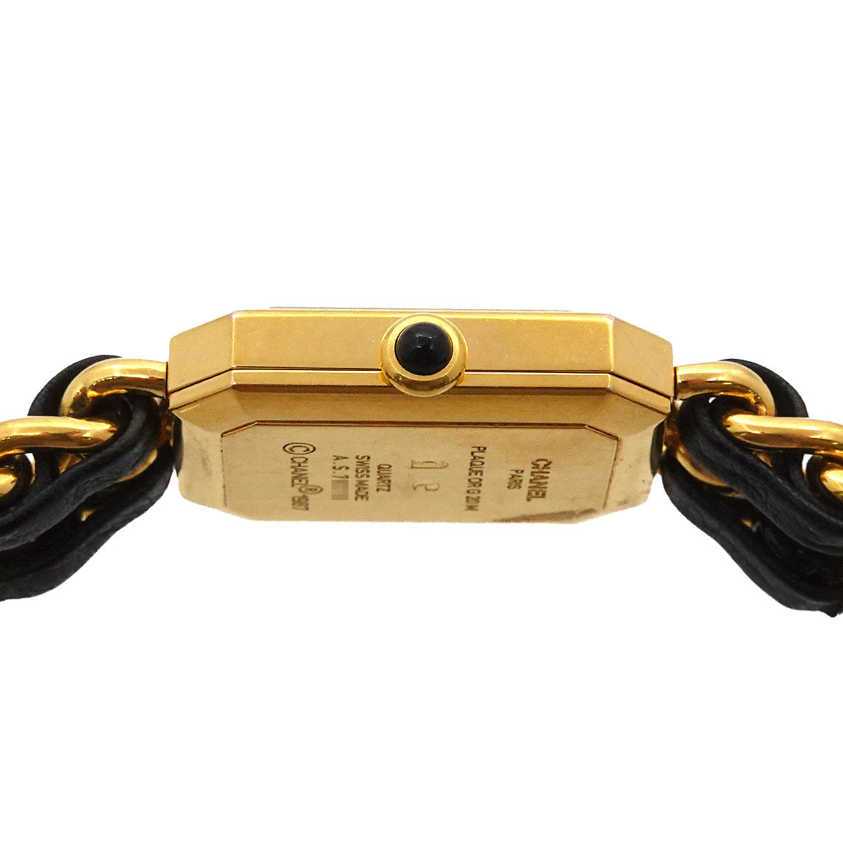 Premiere Size L H0001 Vintage Quartz Black Dial Ladies Watch