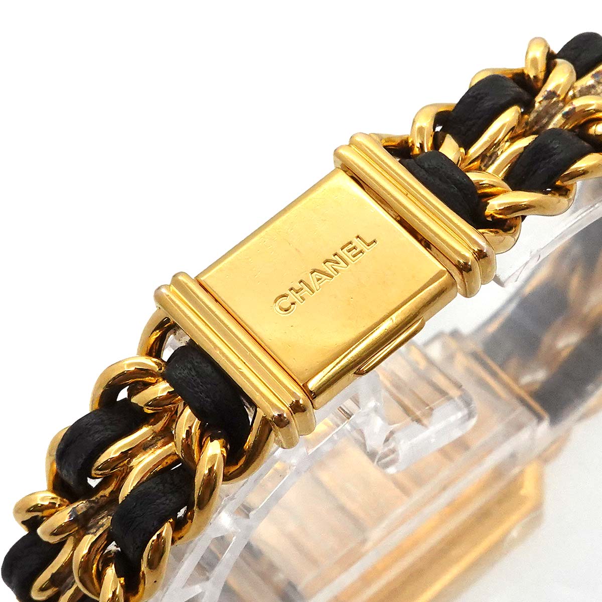 Premiere Size L H0001 Vintage Quartz Black Dial Ladies Watch