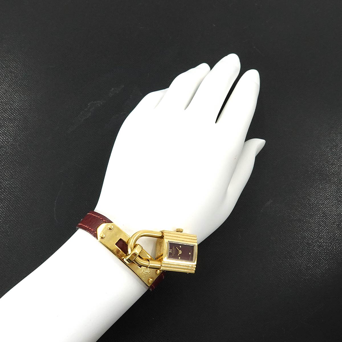 Kelly Watches Quartz bordeaux Dial Vintage Cadena Ladies