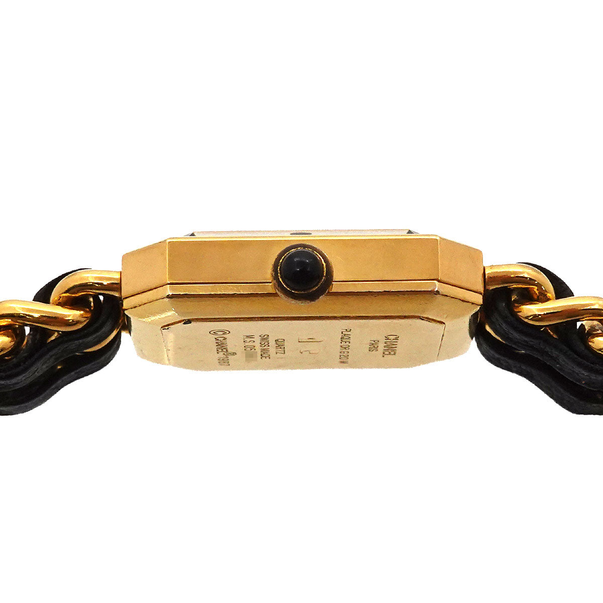 Premiere Size L H0001 Vintage Quartz Black Dial Ladies Watch