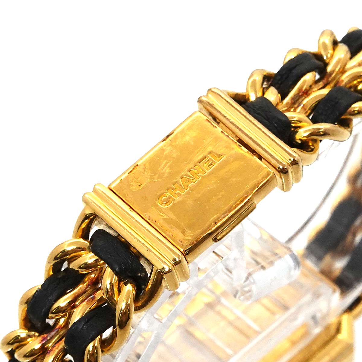 Premiere Size L H0001 Vintage Quartz Black Dial Ladies Watch