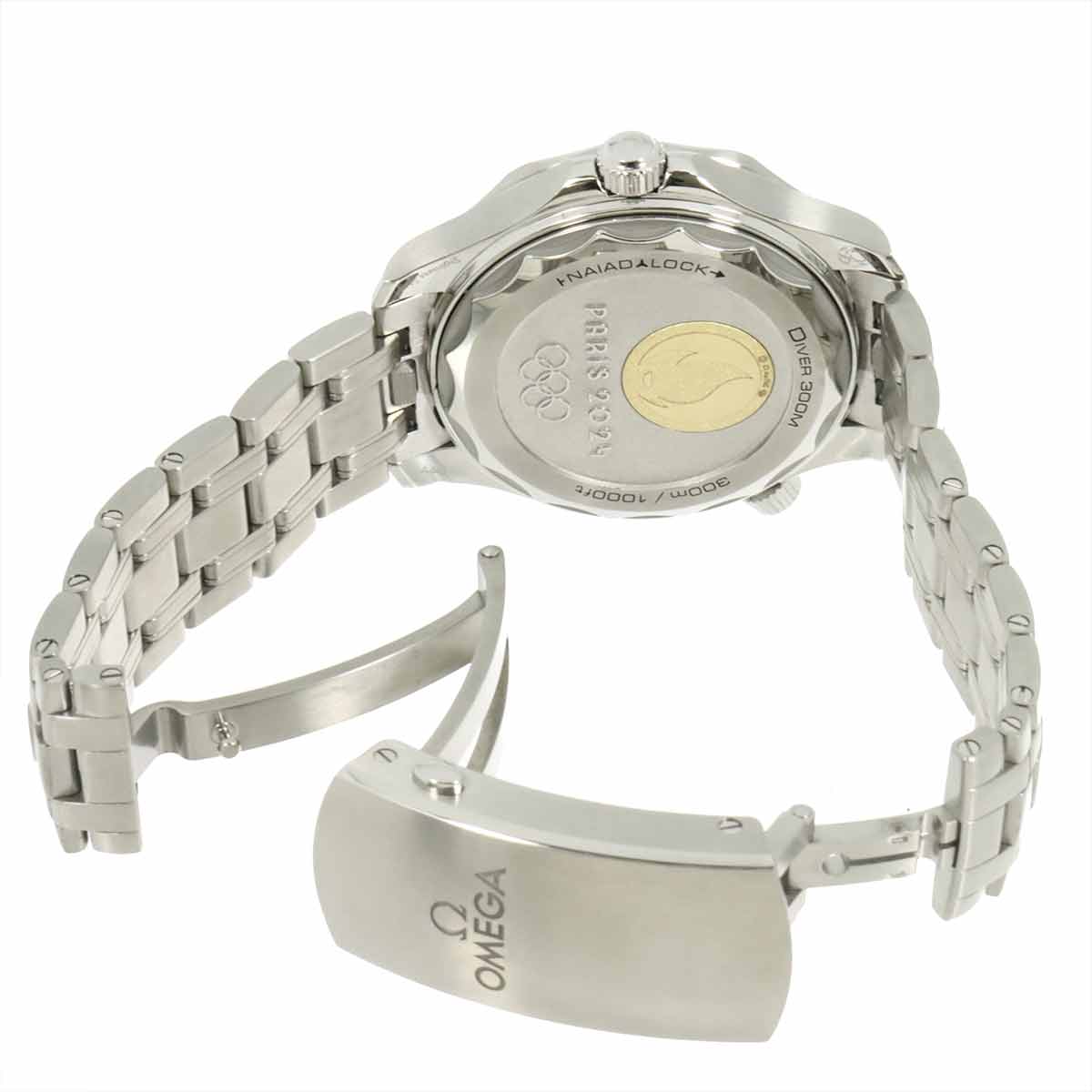 Seamaster Paris 2024 522 21 42 20 04 001 K18YG White Dial