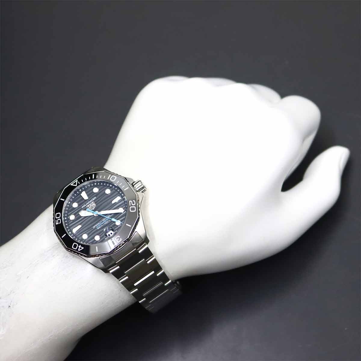 Aquaracer WBP5110 Automatic Date Black Dial Mens Watch