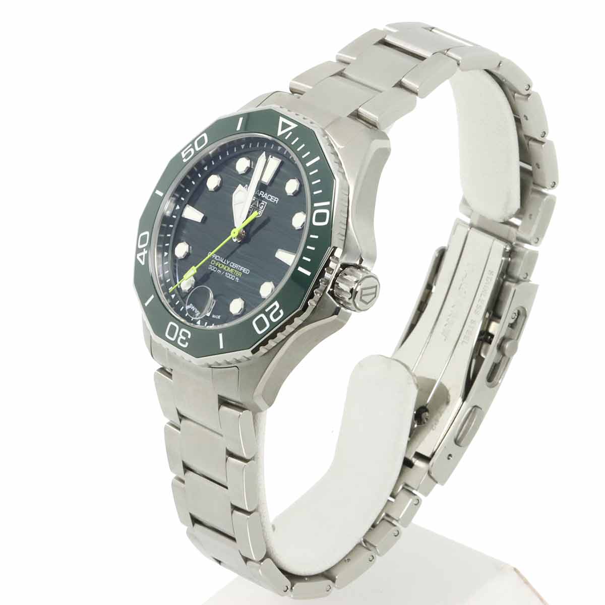 Aquaracer WBP5116 Automatic Date Green Dial Mens Watch
