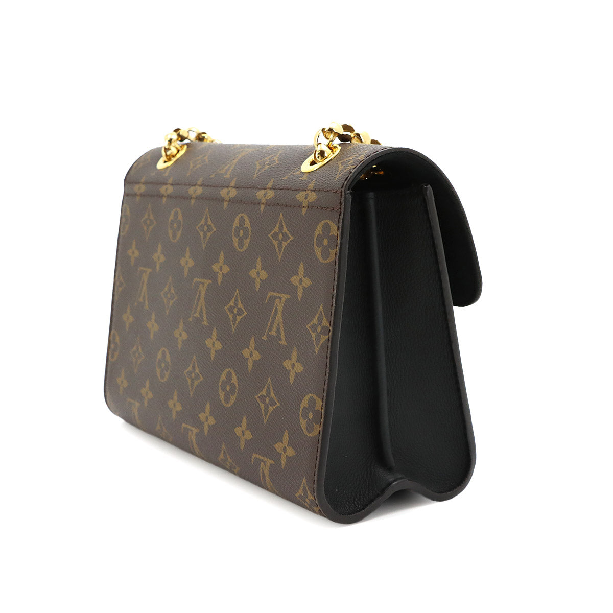 Monogram Victoire Shoulder Bag Leather Noir M41730