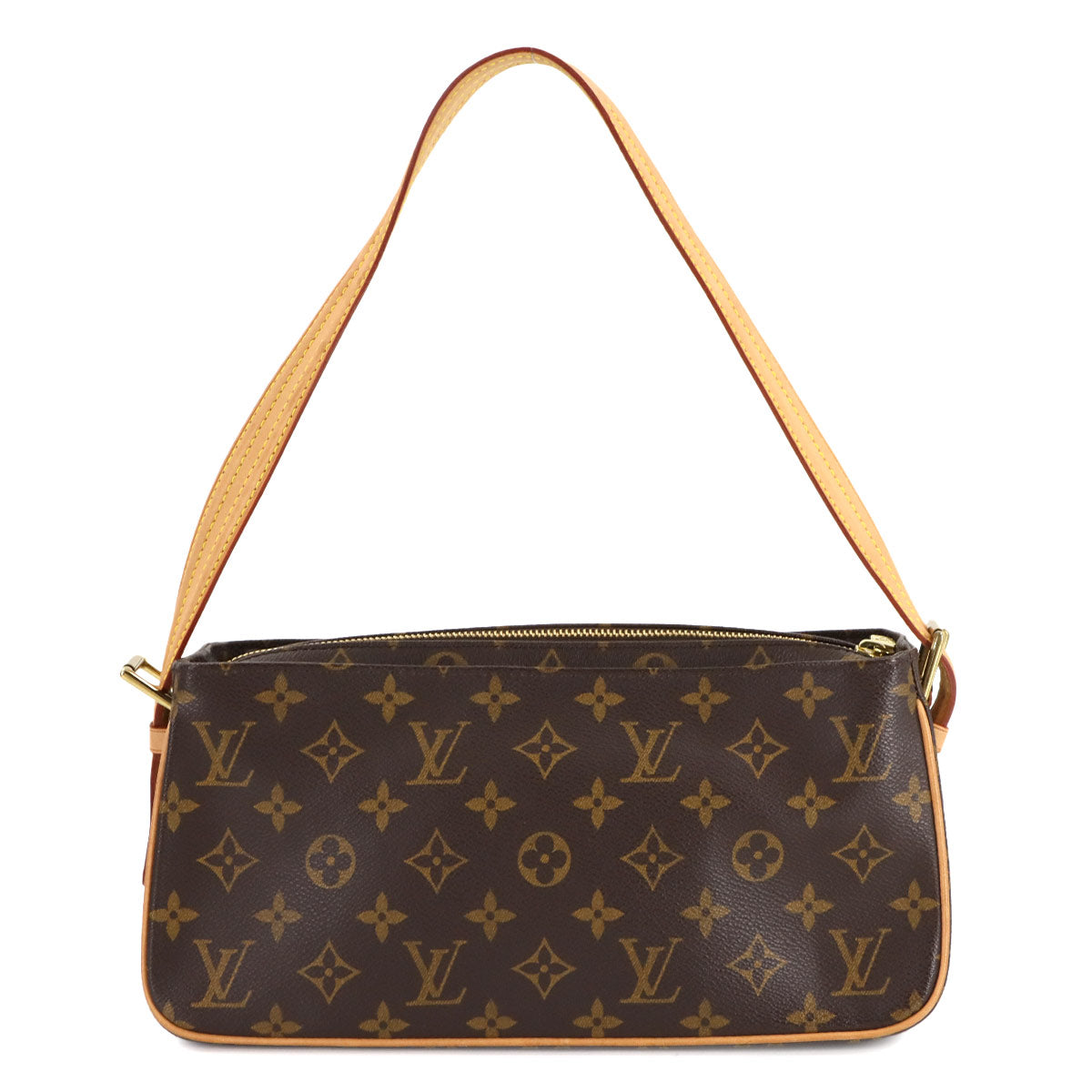 Monogram Viva Cite MM Shoulder Bag Brown M51164 Purse