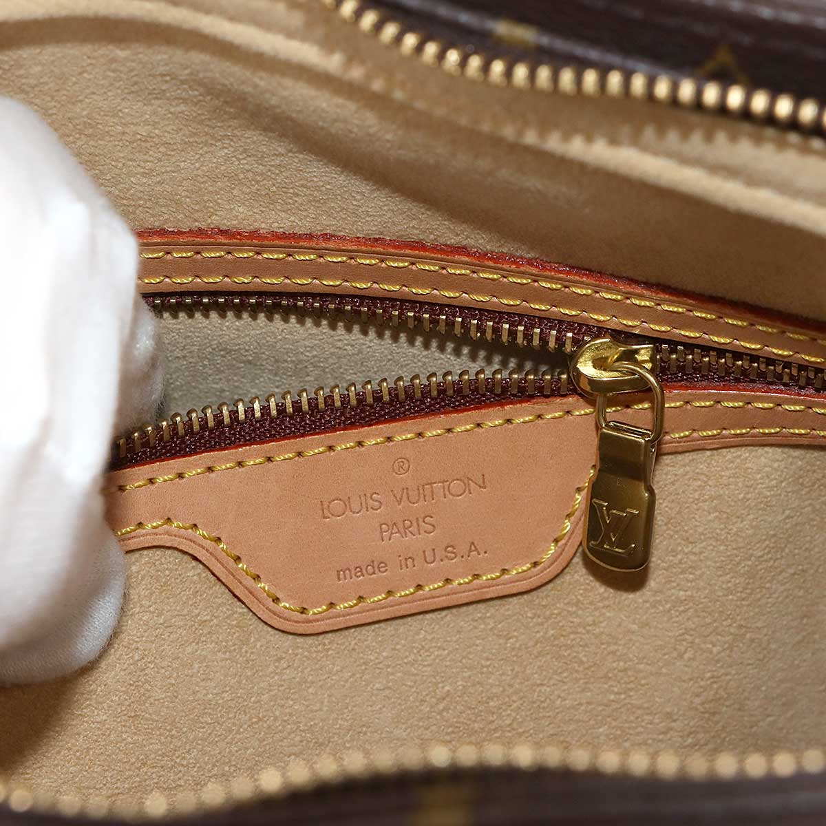 Monogram Looping GM Shoulder Bag Brown M51145 Purse