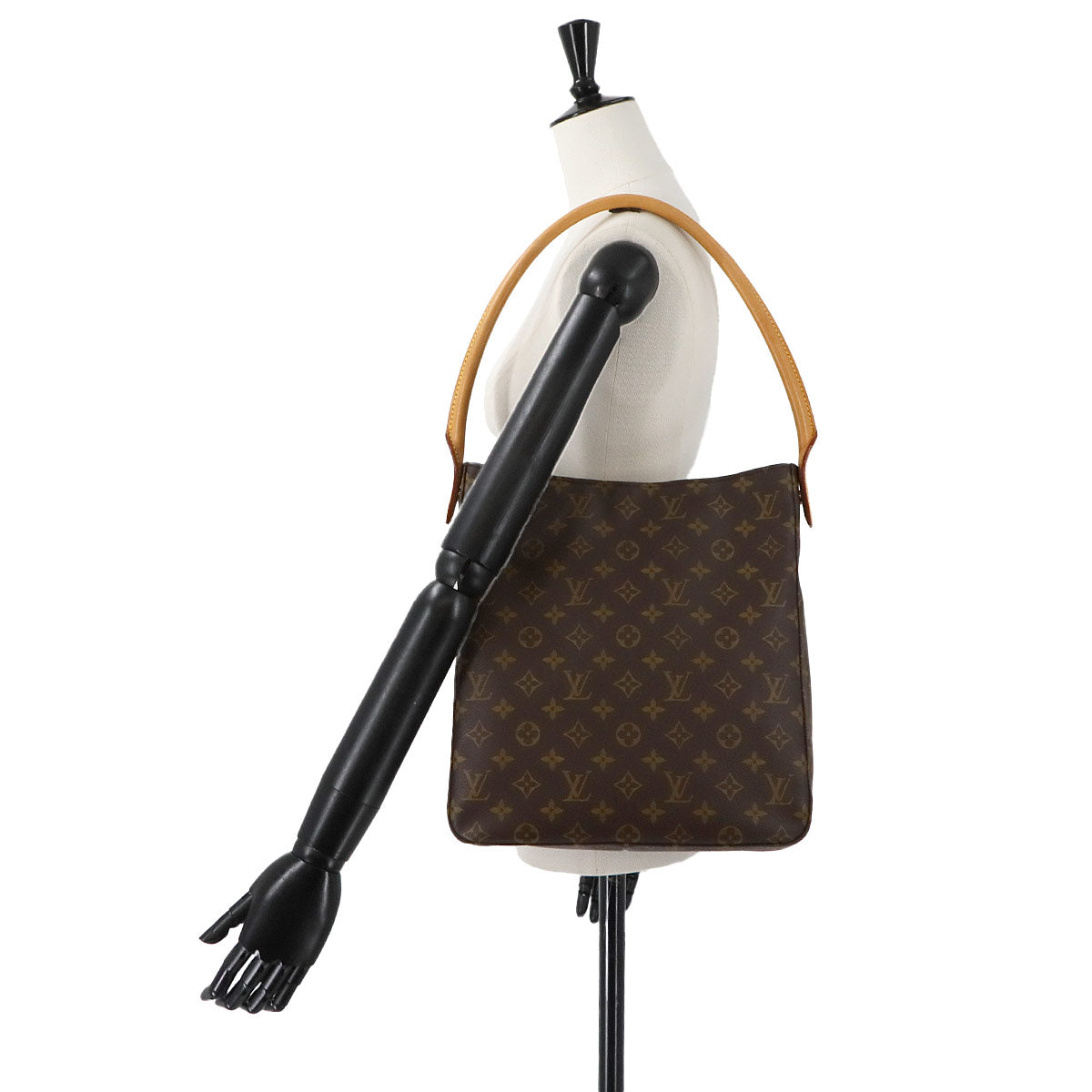 Monogram Looping GM Shoulder Bag Brown M51145 Purse