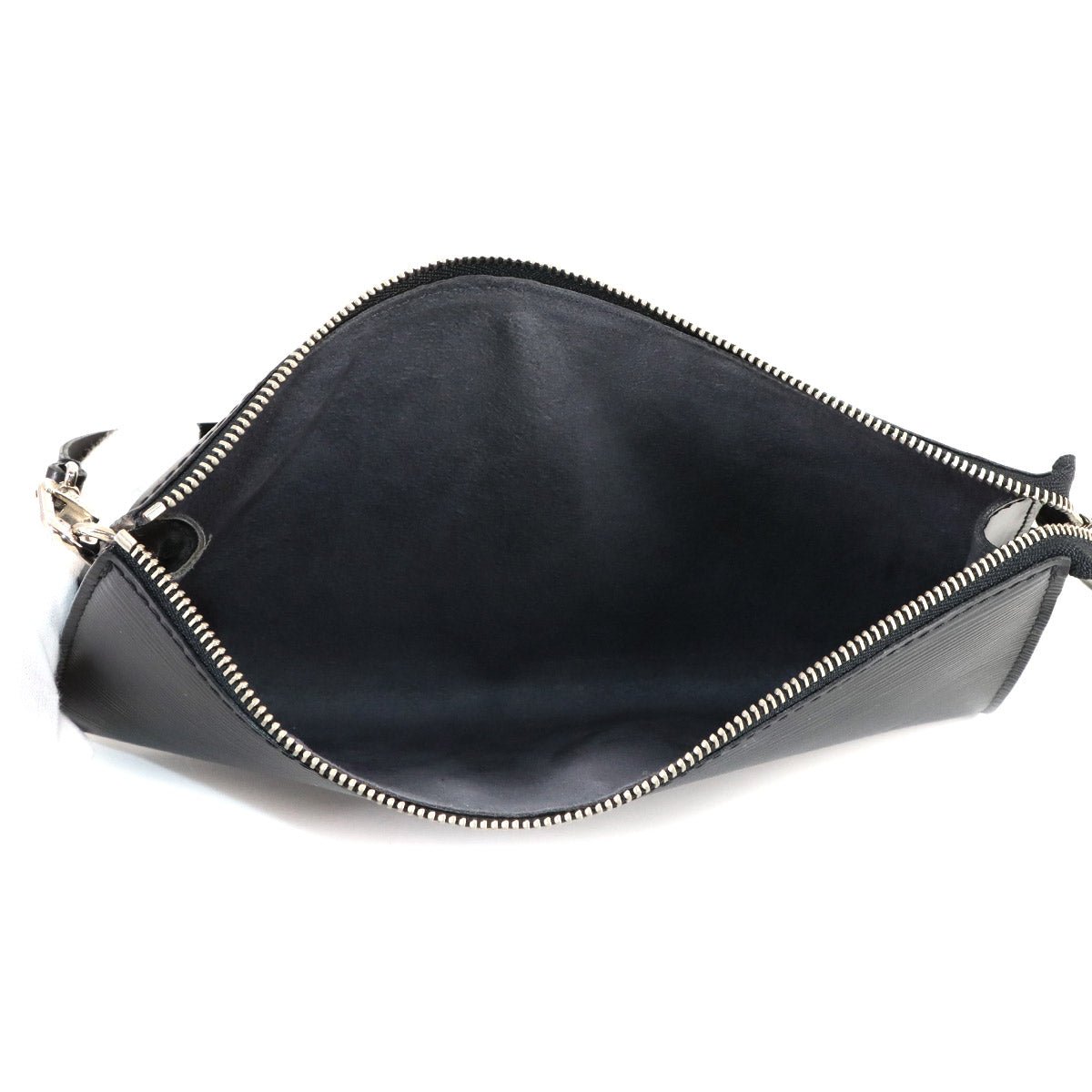 Epi Pochette Accessoires Hand Shoulder Bag Black M52982