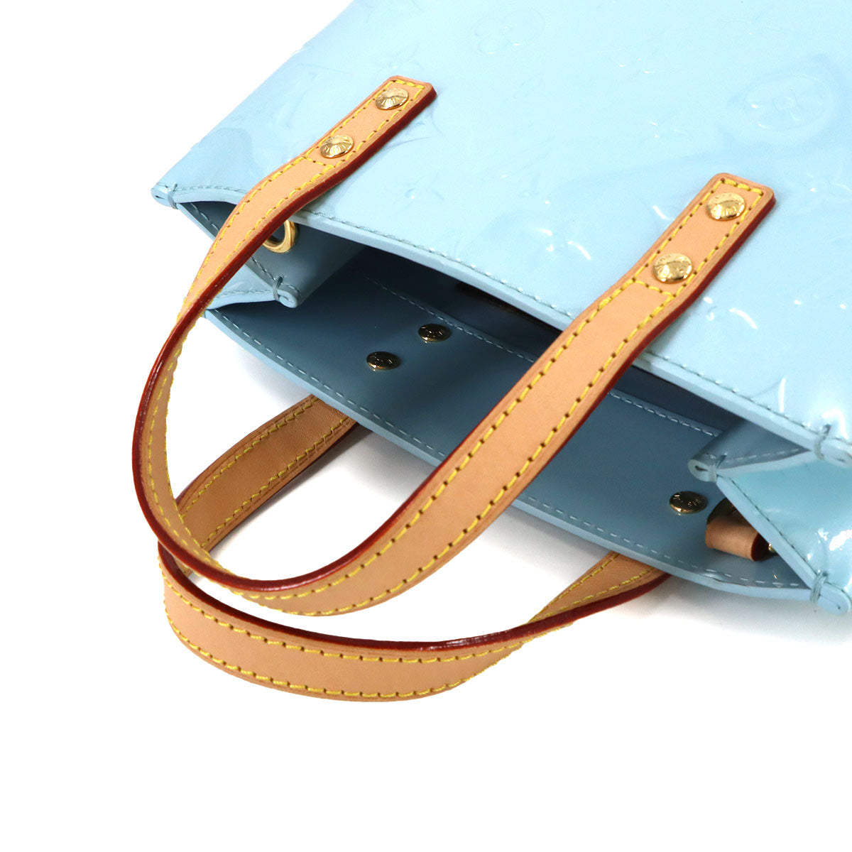 LV Remix Vernis Reede PM Hand Shoulder Bag Blue M24144