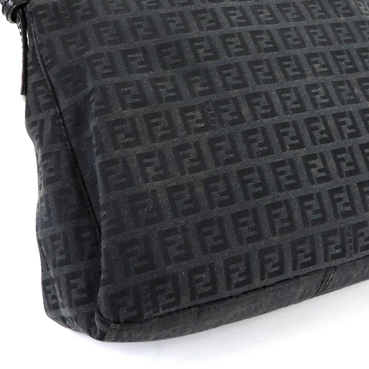 Zucchino Mamma Baguette Shoulder Bag Canvas Black 8BR001