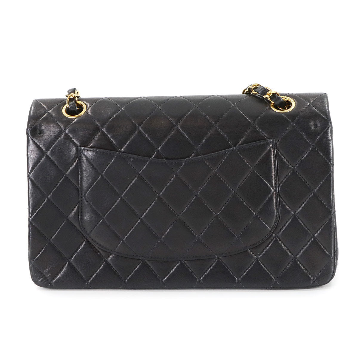 Matelasse 25 Chain Shoulder Bag Leather Black A01112 11.12