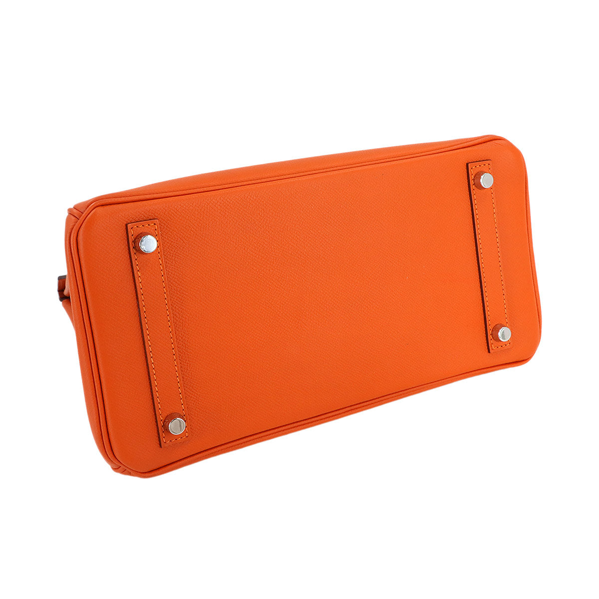 Birkin 30 Hand Bag Epsom Feu Orange