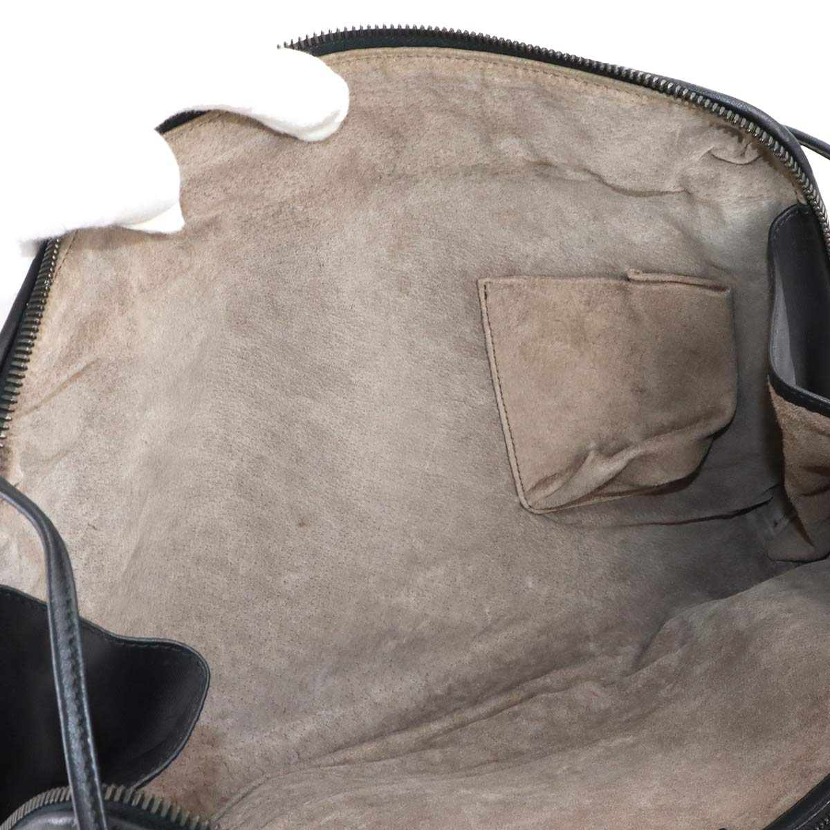 Intrecciato Nodini Shoulder Bag Leather Black